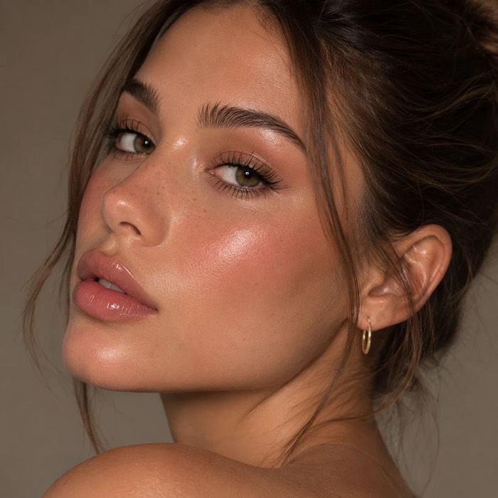 Clean girl makeup look